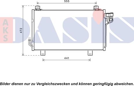 AKS Dasis 112044N - Condensatore, Climatizzatore autozon.pro