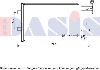 AKS Dasis 112042N - Condensatore, Climatizzatore autozon.pro