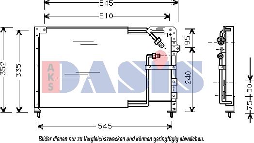 AKS Dasis 112030N - Condensatore, Climatizzatore autozon.pro