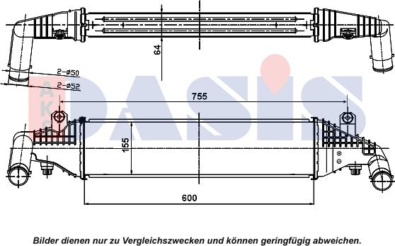 AKS Dasis 117005N - Intercooler autozon.pro