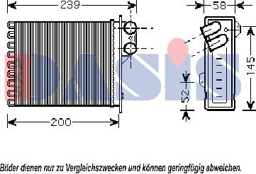 AKS Dasis 189002N - Scambiatore calore, Riscaldamento abitacolo autozon.pro