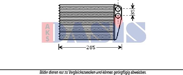 AKS Dasis 189011N - Scambiatore calore, Riscaldamento abitacolo autozon.pro