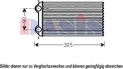 AKS Dasis 189012N - Scambiatore calore, Riscaldamento abitacolo autozon.pro