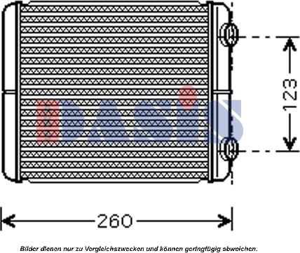 AKS Dasis 186003N - Scambiatore calore, Riscaldamento abitacolo autozon.pro