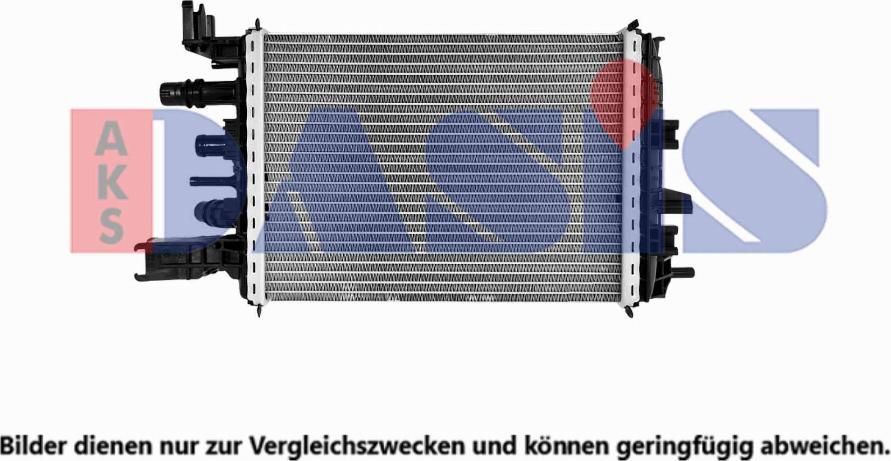 AKS Dasis 180132N - Radiatore, Raffreddamento motore autozon.pro