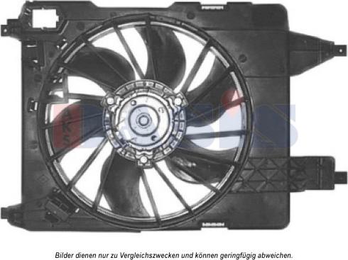 AKS Dasis 188042N - Ventola, Raffreddamento motore autozon.pro