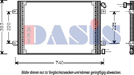 AKS Dasis 182430N - Condensatore, Climatizzatore autozon.pro