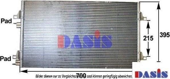 AKS Dasis 182002N - Condensatore, Climatizzatore autozon.pro