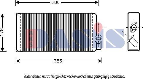 AKS Dasis 139450N - Scambiatore calore, Riscaldamento abitacolo autozon.pro