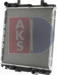 AKS Dasis 134180N - Radiatore, Raffreddamento motore autozon.pro