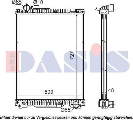 AKS Dasis 131060S - Radiatore, Raffreddamento motore autozon.pro