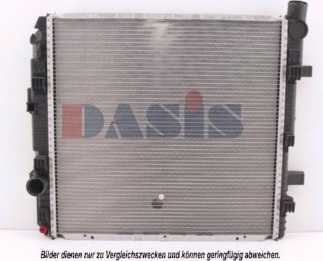 AKS Dasis 132420N - Radiatore, Raffreddamento motore autozon.pro