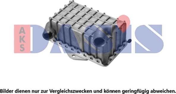 AKS Dasis 126420N - Radiatore olio, Olio motore autozon.pro