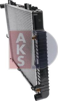 AKS Dasis 121040N - Radiatore, Raffreddamento motore autozon.pro