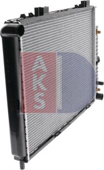 AKS Dasis 121040N - Radiatore, Raffreddamento motore autozon.pro