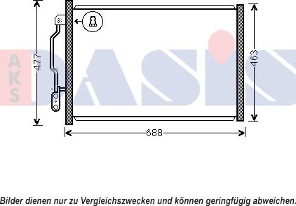 AKS Dasis 122034N - Condensatore, Climatizzatore autozon.pro