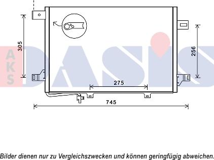 AKS Dasis 122035N - Condensatore, Climatizzatore autozon.pro