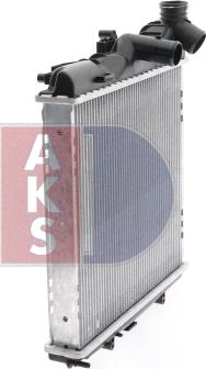 AKS Dasis 170006N - Radiatore, Raffreddamento motore autozon.pro