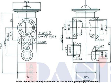 AKS Dasis 840940N - Valvola ad espansione, Climatizzatore autozon.pro