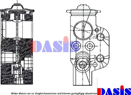 AKS Dasis 840065N - Valvola ad espansione, Climatizzatore autozon.pro