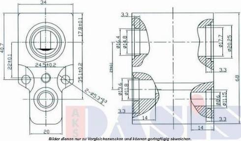 AKS Dasis 840034N - Valvola ad espansione, Climatizzatore autozon.pro