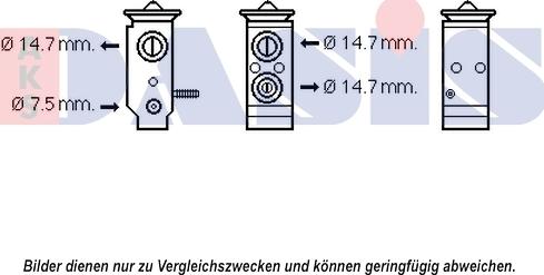 AKS Dasis 840196N - Valvola ad espansione, Climatizzatore autozon.pro
