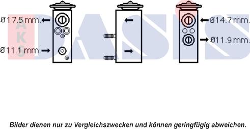 AKS Dasis 840183N - Valvola ad espansione, Climatizzatore autozon.pro