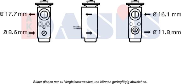 AKS Dasis 840172N - Valvola ad espansione, Climatizzatore autozon.pro