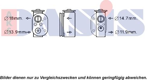 AKS Dasis 840294N - Valvola ad espansione, Climatizzatore autozon.pro
