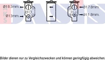 AKS Dasis 840257N - Valvola ad espansione, Climatizzatore autozon.pro