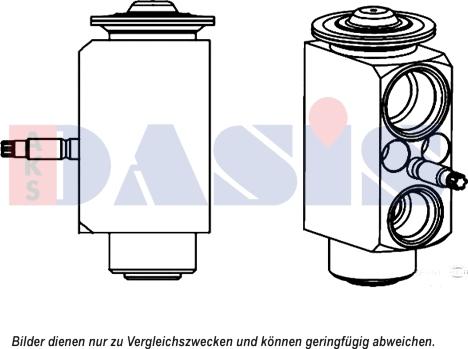 AKS Dasis 840235N - Valvola ad espansione, Climatizzatore autozon.pro