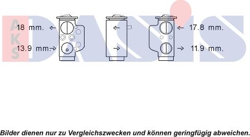 AKS Dasis 840229N - Valvola ad espansione, Climatizzatore autozon.pro