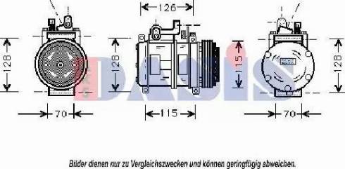 AKS Dasis 850448N - Compressore, Climatizzatore autozon.pro