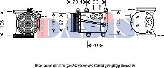 AKS Dasis 850566N - Compressore, Climatizzatore autozon.pro