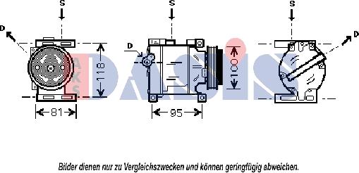 AKS Dasis 850573N - Compressore, Climatizzatore autozon.pro