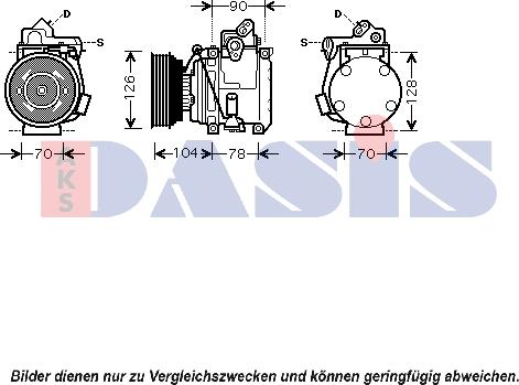 AKS Dasis 850693N - Compressore, Climatizzatore autozon.pro