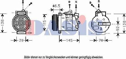 AKS Dasis 850687T - Compressore, Climatizzatore autozon.pro