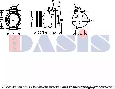 AKS Dasis 850068N - Compressore, Climatizzatore autozon.pro