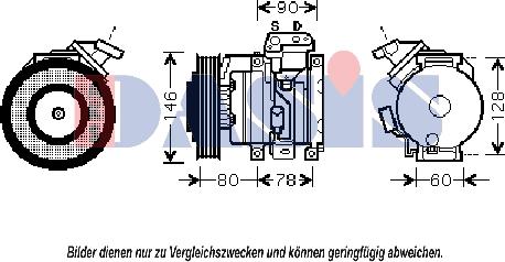 AKS Dasis 850850N - Compressore, Climatizzatore autozon.pro