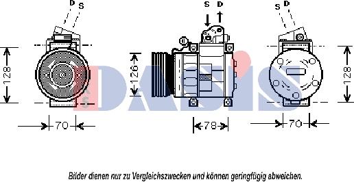 AKS Dasis 850868N - Compressore, Climatizzatore autozon.pro