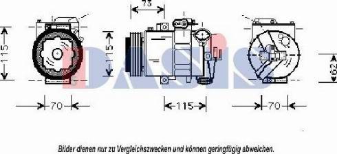 AKS Dasis 850814N - Compressore, Climatizzatore autozon.pro