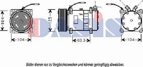 AKS Dasis 850305N - Compressore, Climatizzatore autozon.pro