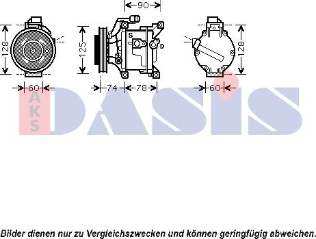 AKS Dasis 850744N - Compressore, Climatizzatore autozon.pro