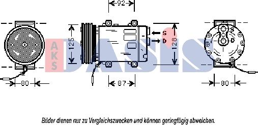 AKS Dasis 850746N - Compressore, Climatizzatore autozon.pro