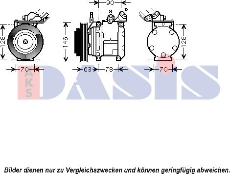 AKS Dasis 850715N - Compressore, Climatizzatore autozon.pro