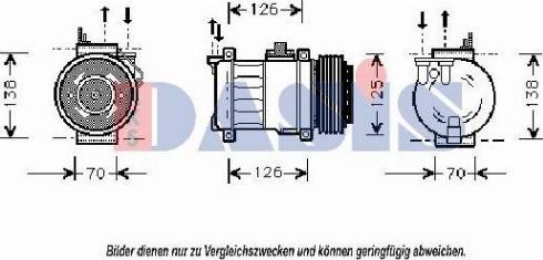 AKS Dasis 850732N - Compressore, Climatizzatore autozon.pro