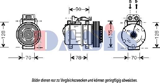 AKS Dasis 850729N - Compressore, Climatizzatore autozon.pro