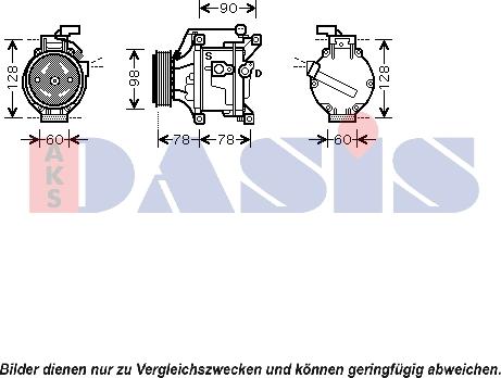 AKS Dasis 850728N - Compressore, Climatizzatore autozon.pro