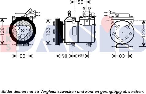 AKS Dasis 851946N - Compressore, Climatizzatore autozon.pro