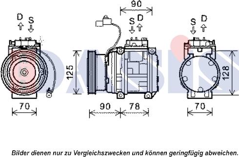 AKS Dasis 851963N - Compressore, Climatizzatore autozon.pro